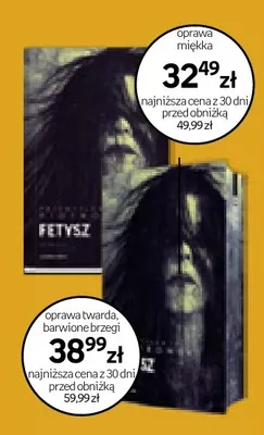 Książka Fetysz oprawa miękka Przemysław Piotrowski promocja w Empik