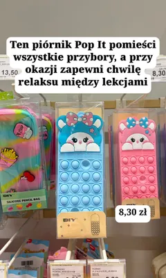 Piórnik silikonowy Pop It MR DIY promocja w MR. DIY
