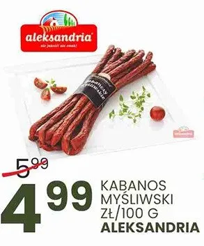 Kabanos myśliwski promocja w Wafelek