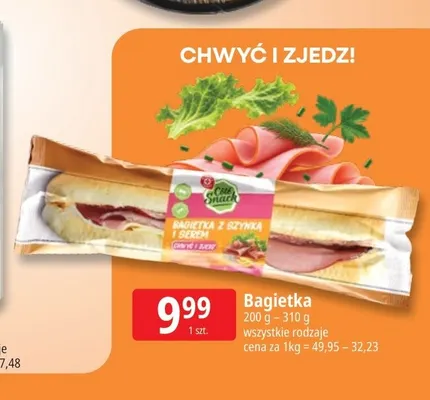 Bagietka Côté Snack promocja w Leclerc