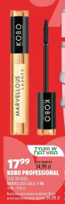 Tusz do rzęs Kobo Professional Marvellous Lashes promocja w Drogerie Natura