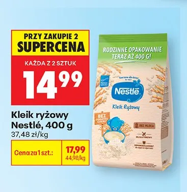 Kleik ryżowy Nestlé promocja w Biedronka