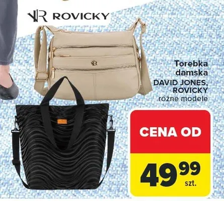 Torebka damska David Jones, Rovicky różne modele promocja w Carrefour
