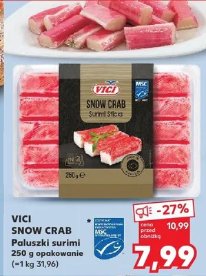 Snow Crab pałuszki surimi promocja w Kaufland