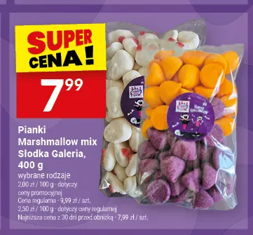 Pianki Marshmallow mix Słodka Galeria promocja w Twój Market
