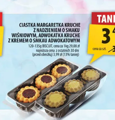 Ciastka Adwokatka kruche z kremem o smaku adwokatowym Biscuit promocja w Arhelan