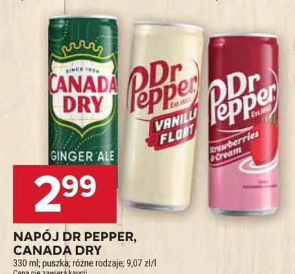 Napój Dr Pepper Strawberries & Cream promocja w Stokrotka