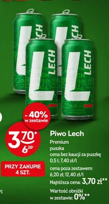 Piwo Lech Premium promocja w Żabka