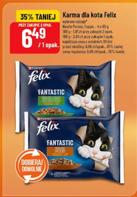 Karma dla kota wybrane rodzaje promocja w POLOmarket