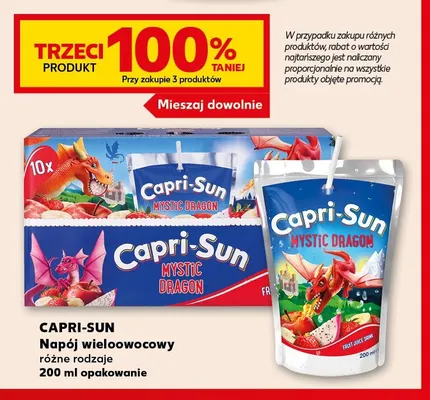 Napój wieloowocowy Capri-Sun promocja w Kaufland