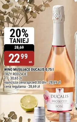 Wino musujące Ducalis promocja w bi1
