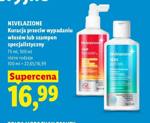 Kuracja przeciw wypadaniu włosów Nivelazione Hair Booster promocja w Lidl