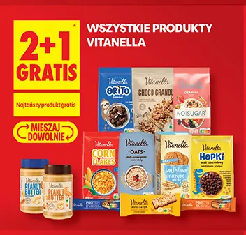 Produkty Vitanella promocja w Biedronka