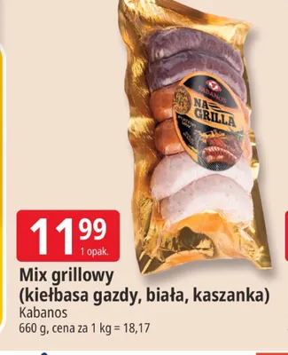 Mix grillowy Kabanos promocja w Leclerc