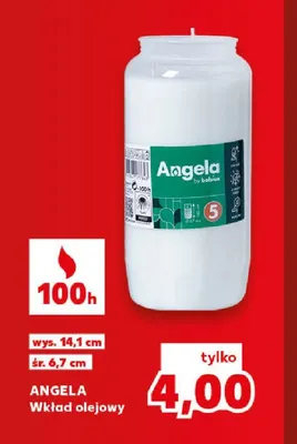 Wkład olejowy Angela promocja w Kaufland