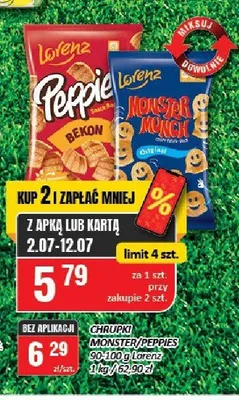Chrupki Monster Munch Lorenz promocja w Chorten