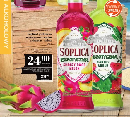 Likier Soplica Egzotyczna smoczy owoc melon promocja w POLOmarket