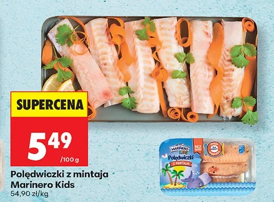 Polędwiczki z mintaja promocja w Biedronka