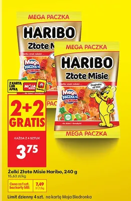 Żelki Złote Misie promocja w Biedronka