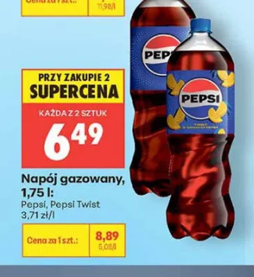 Napój gazowany Pepsi Twist promocja w Biedronka