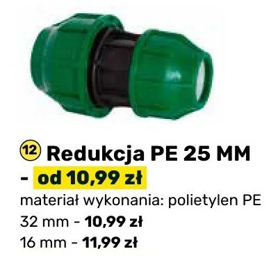 Redukcja PE 25 MM promocja w Bricomarche