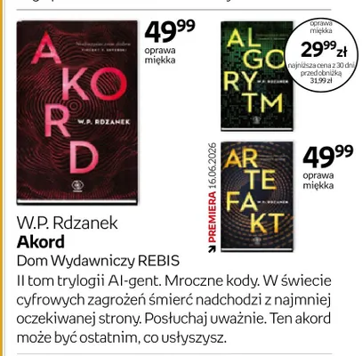 Książka Akord W.P. Rdzanek oprawa miękka promocja w Empik