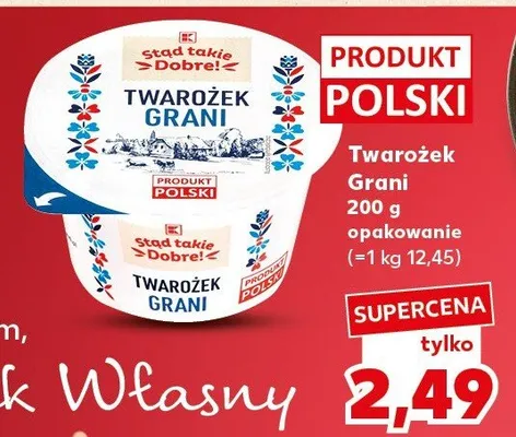 Twarożek Grani promocja w Kaufland