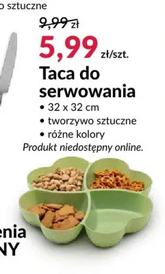 Taca do serwowania promocja w Salony Agata