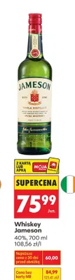 Whiskey Jameson promocja w Biedronka