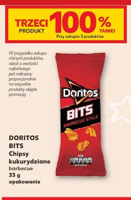 Chipsy kukurydziane Doritos Bits barbecue promocja w Kaufland