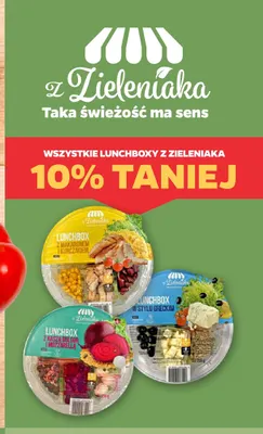 Lunchbox z kaszą bulgur i mozzarellą z Zieleniaka promocja w Netto