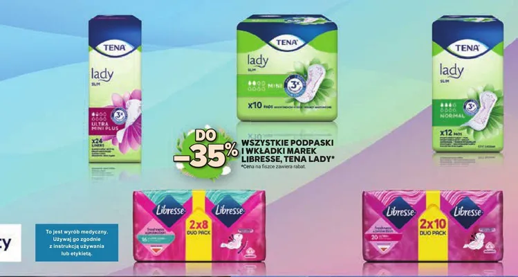 Podpaski lady Slim promocja w Stokrotka