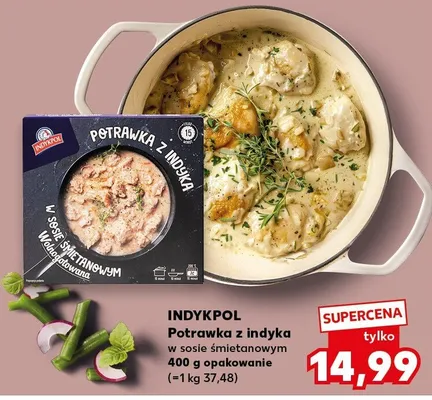 Potrawka z indyka w sosie śmietanowym promocja w Kaufland