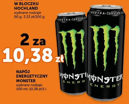 Napój energetyczny Monster promocja w Groszek