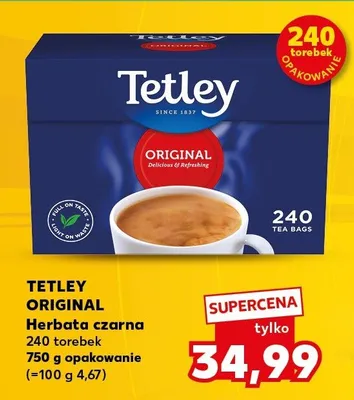 Herbata czarna Original promocja w Kaufland