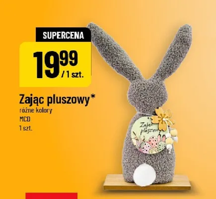 Zając pluszowy promocja w POLOmarket