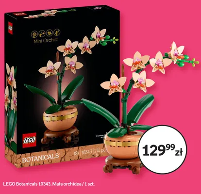 Klocki LEGO Botanicals 10343 Mała orchidea promocja w Empik