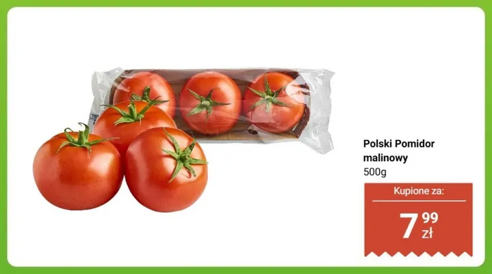 Pomidor malinowy polski promocja w Dino