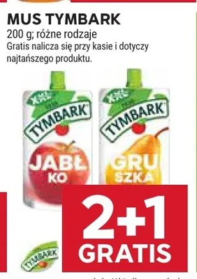 Mus Tymbark promocja w Stokrotka