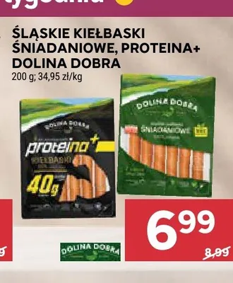 Śląskie kiełbaski śniadaniowe Dolina Dobra promocja w Stokrotka