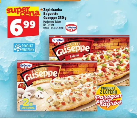 Zapiekanka Baguette Guseppe Mushroom promocja w TOPAZ