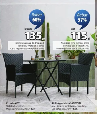 Krzesło AIDT promocja w Jysk