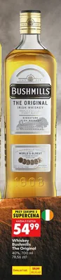 Whiskey Bushmills The Original promocja w Biedronka