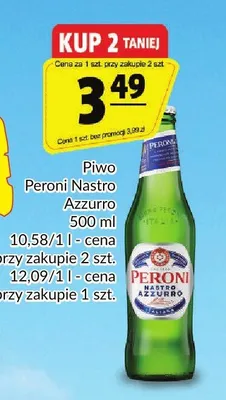 Piwo Peroni Nastro Azzurro promocja w Prim Market