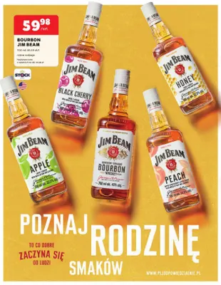 Bourbon Jim Beam Honey promocja w Stokrotka
