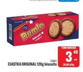 Ciastka Original biscuits Dumle promocja w Tomi Markt