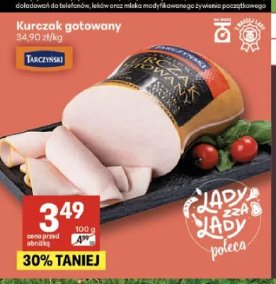 Kurczak gotowany Tarczyński promocja w Delikatesy Centrum