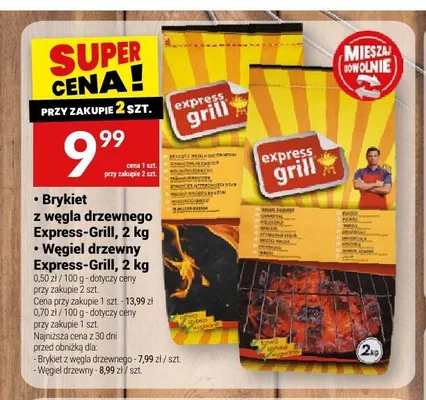 Węgiel drzewny Express-Grill promocja w Twój Market