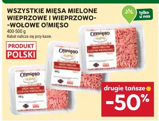 Mięso mielone wieprzowo-wołowe Oimięso promocja w Stokrotka