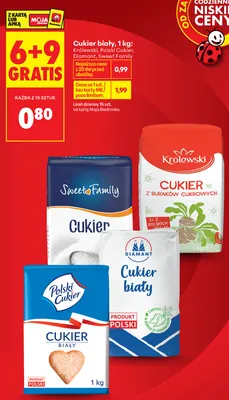 Cukier biały Diamant promocja w Biedronka